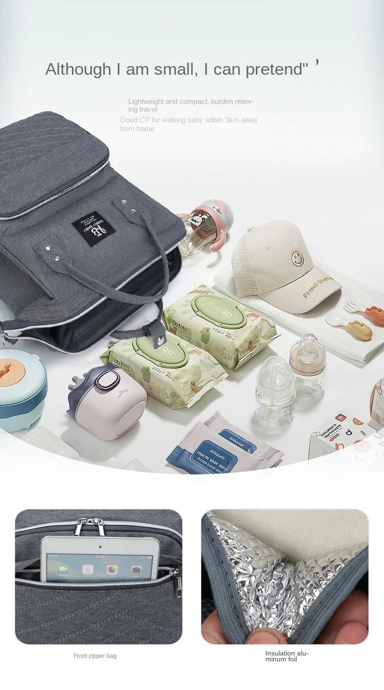 Mommy Diaper Bags Baby Stroller Large Capacity Backpacks with Changing Mat