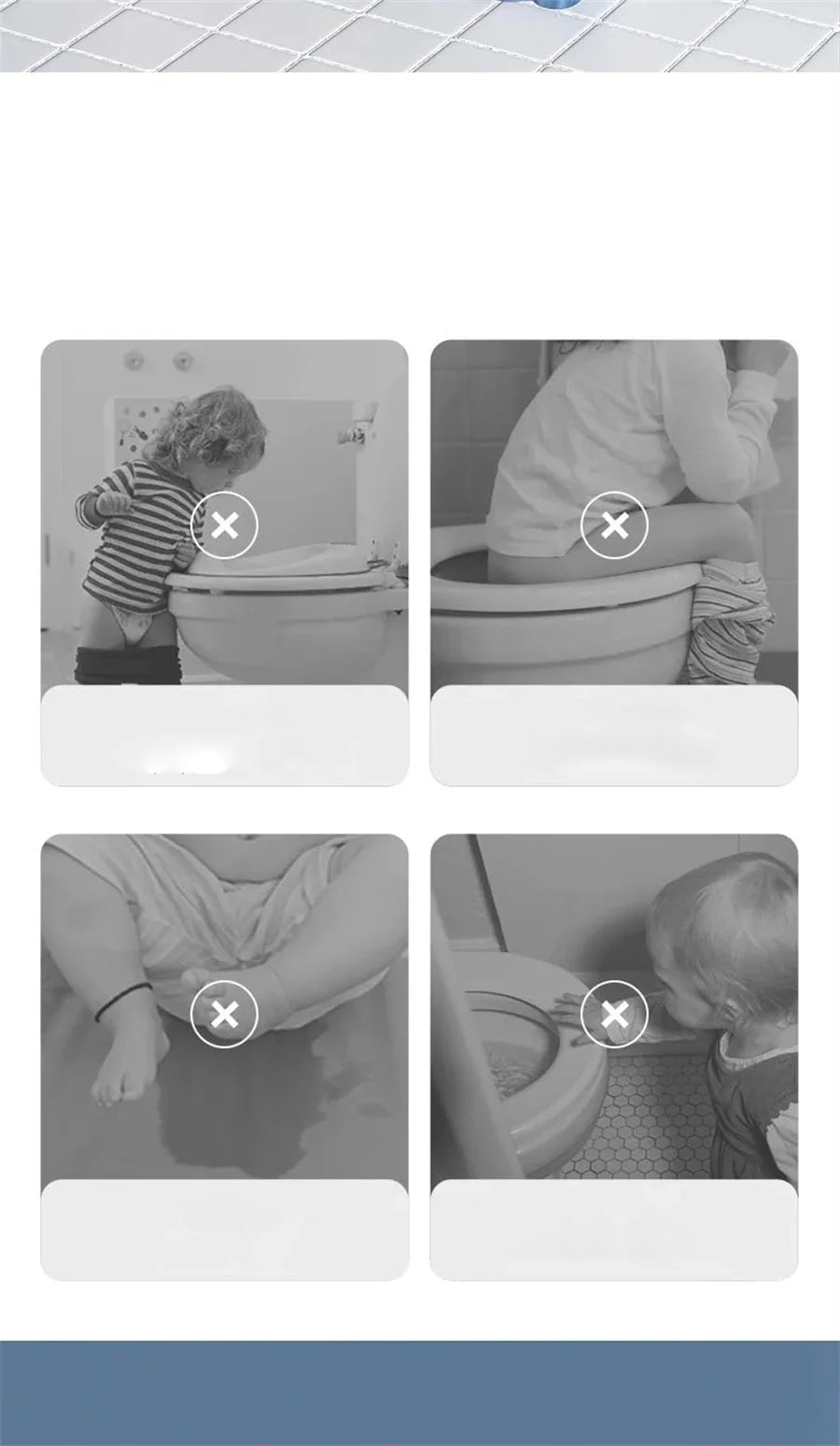 New Children's Toilet Stepped Baby Boys and Girls Toilet Training Foldable Foot Stool Toilet Seat Ring Stepped Assisted Tool