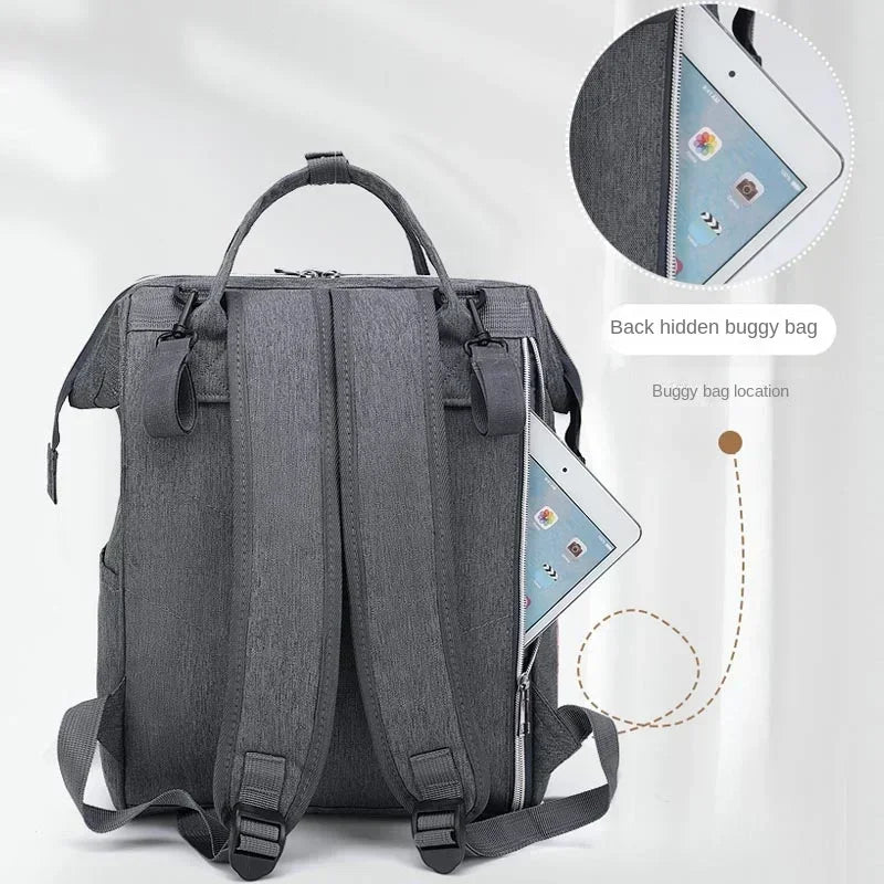 Mommy Diaper Bags Baby Stroller Large Capacity Backpacks with Changing Mat