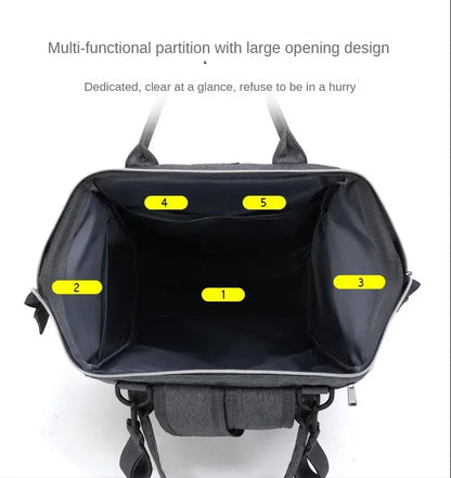 Mommy Diaper Bags Baby Stroller Large Capacity Backpacks with Changing Mat