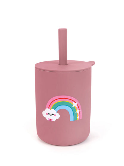 Baby Feeding Straw Cup Baby Cartoon Learning Feeding Cup