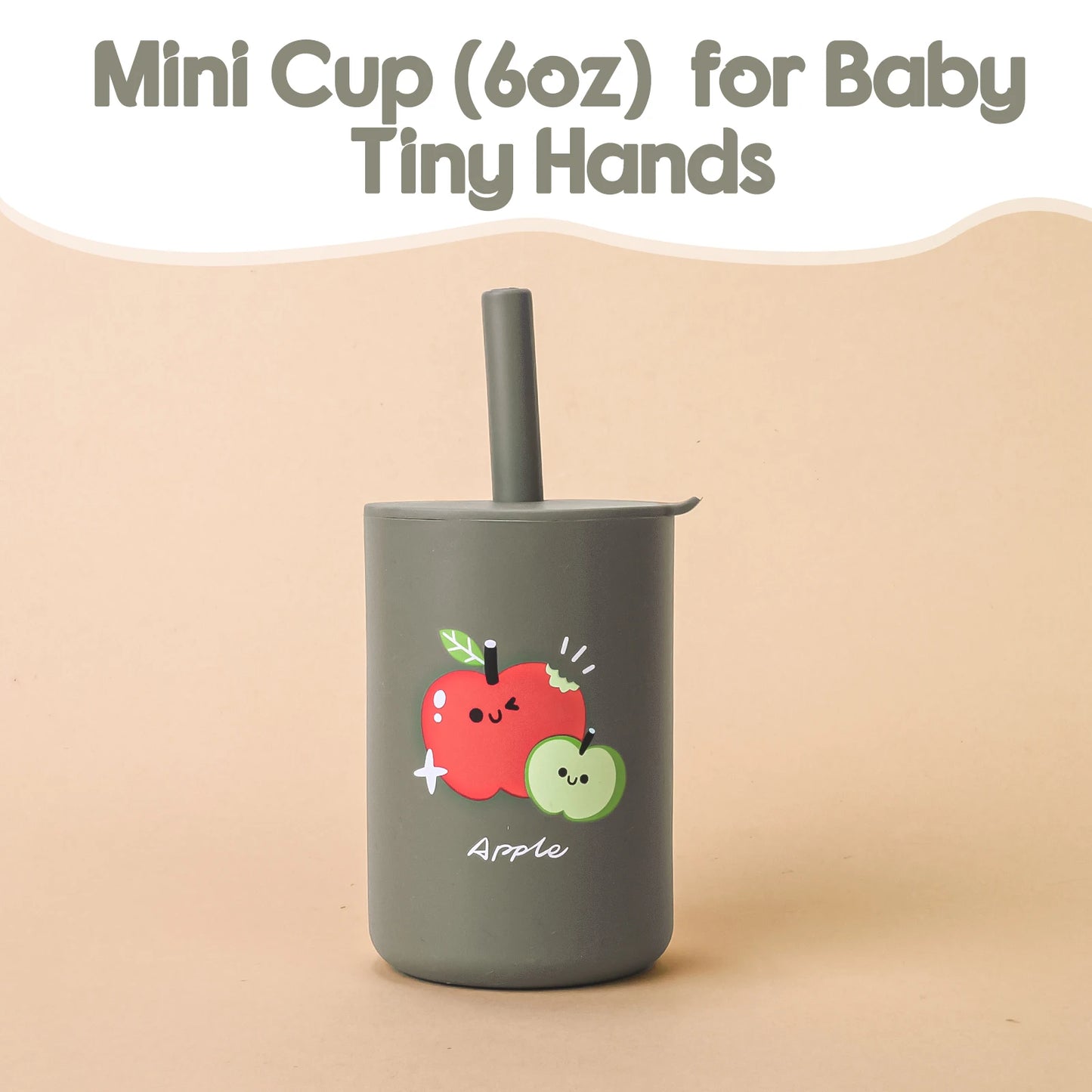Baby Feeding Straw Cup Baby Cartoon Learning Feeding Cup