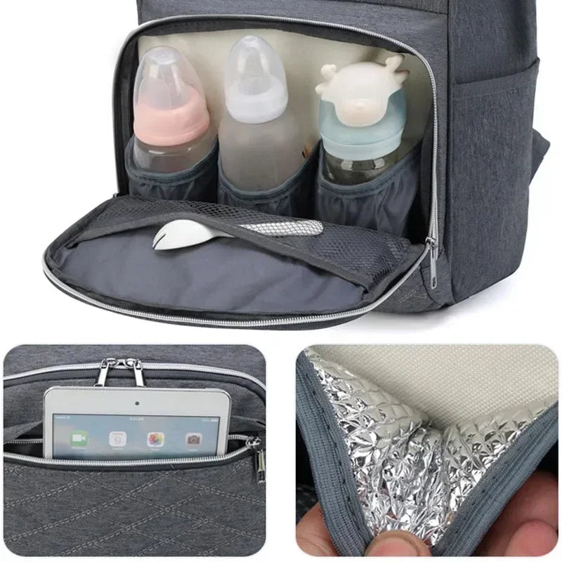 Mommy Diaper Bags Baby Stroller Large Capacity Backpacks with Changing Mat