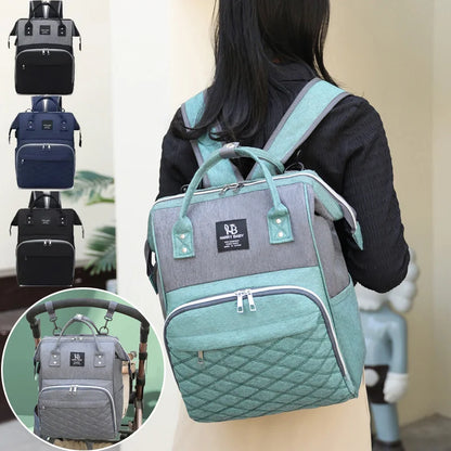 Mommy Diaper Bags Baby Stroller Large Capacity Backpacks with Changing Mat