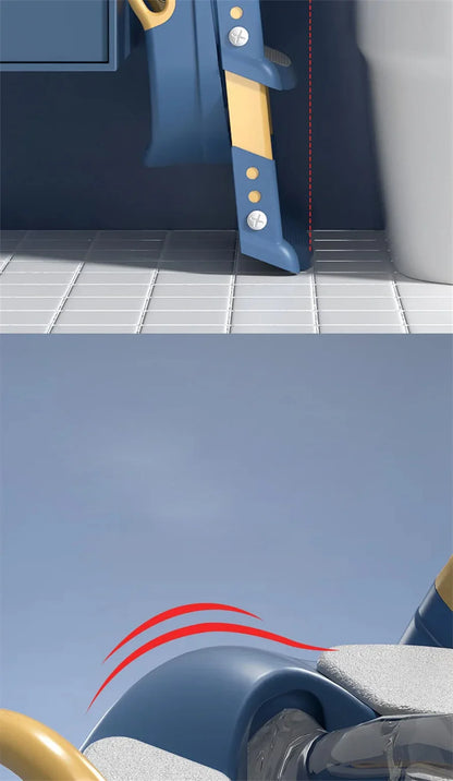 New Children's Toilet Stepped Baby Boys and Girls Toilet Training Foldable Foot Stool Toilet Seat Ring Stepped Assisted Tool