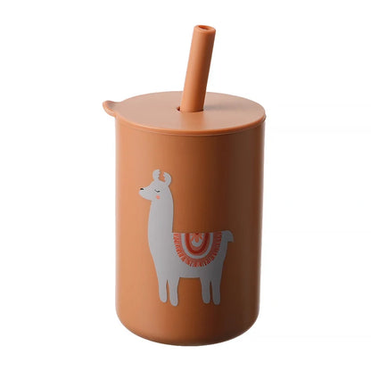 Baby Feeding Straw Cup Baby Cartoon Learning Feeding Cup